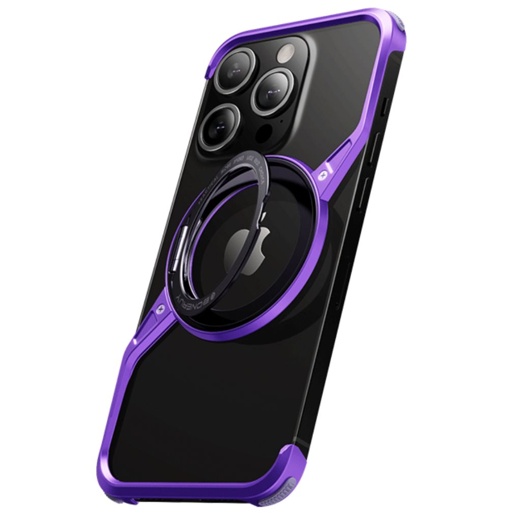iPhone 16 Pro Max Case - Purple MagSafe | Minimal Style