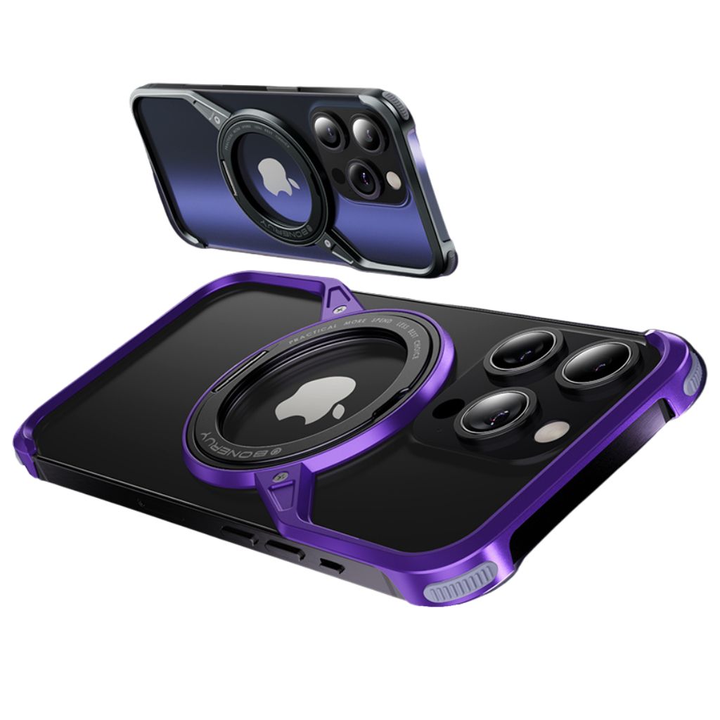 iPhone 16 Pro Max Case - Purple MagSafe | Minimal Style