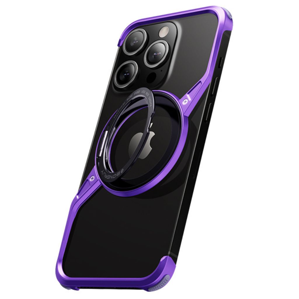 iPhone 16 Pro Max Case - Purple MagSafe | Minimal Style