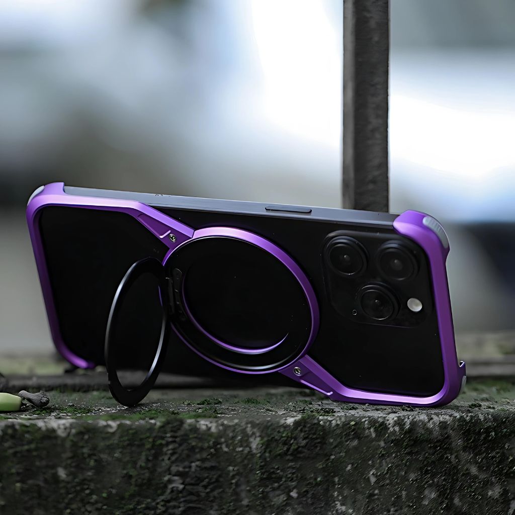 iPhone 16 Pro Max Case - Purple MagSafe | Minimal Style