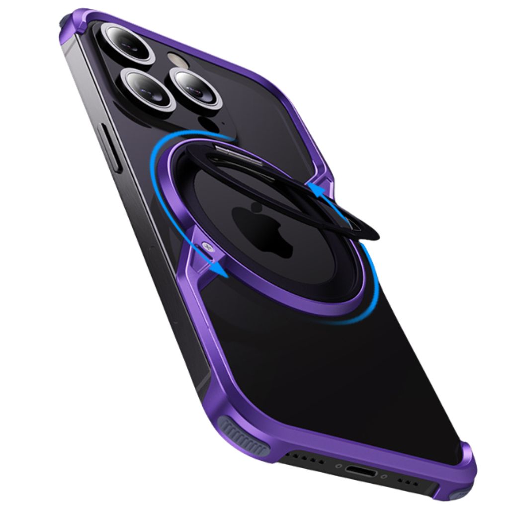 iPhone 16 Pro Max Case - Purple MagSafe | Minimal Style