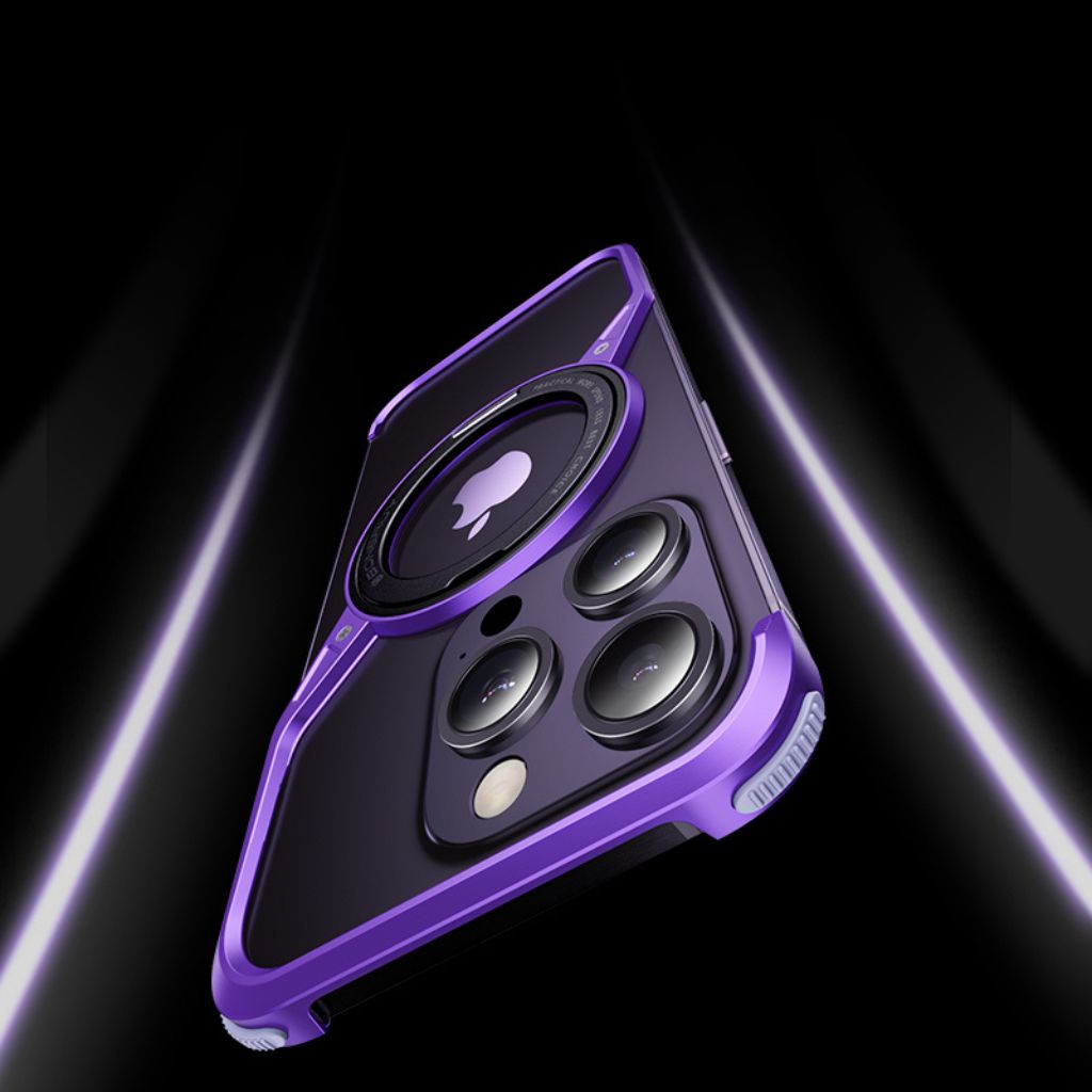 iPhone 16 Pro Max Case - Purple MagSafe | Minimal Style