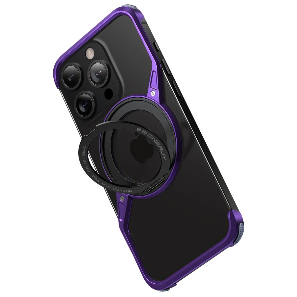 iPhone 16 Pro Max Case - Purple MagSafe | Minimal Style