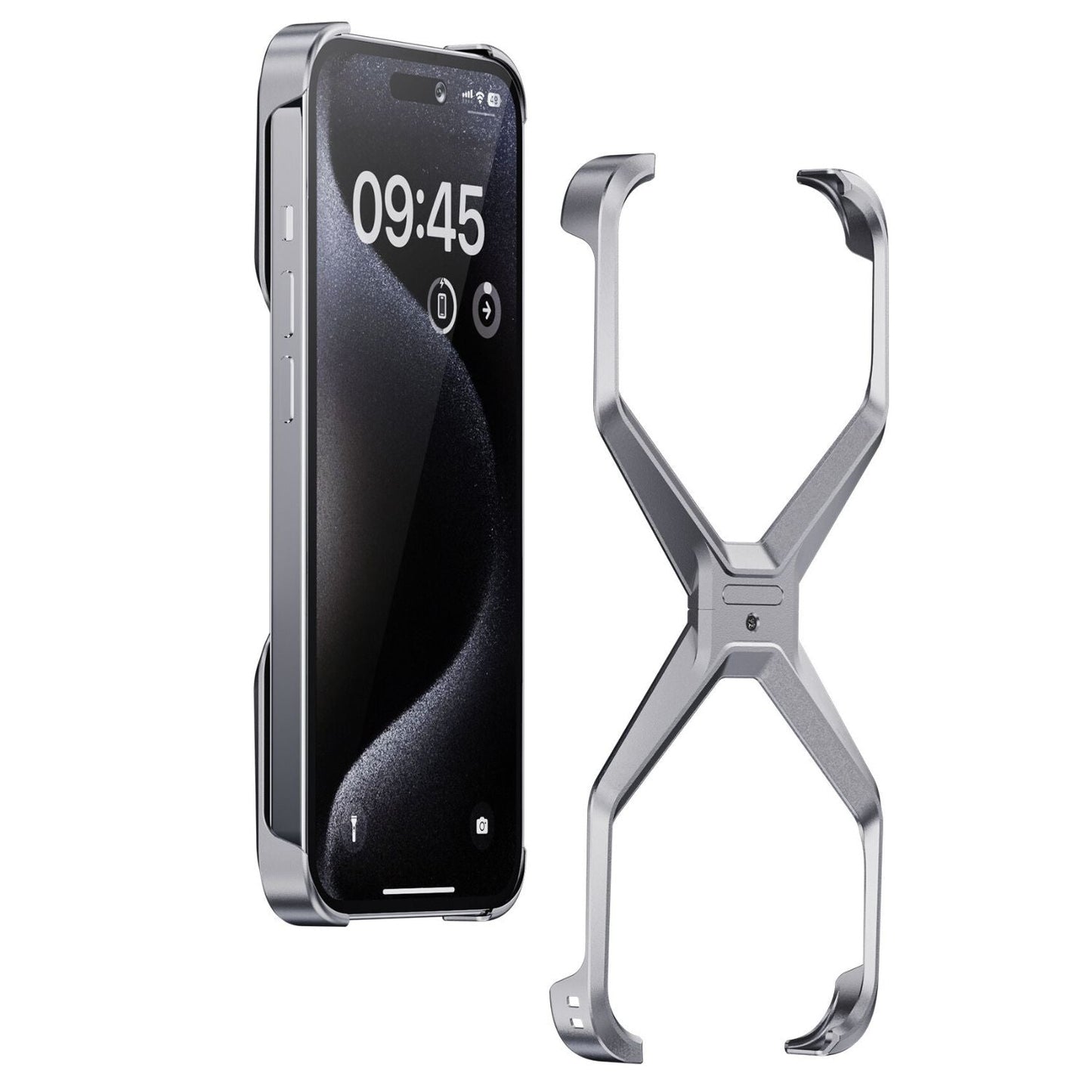 iPhone 16 Pro Max Case - Slim, Silver | Protection