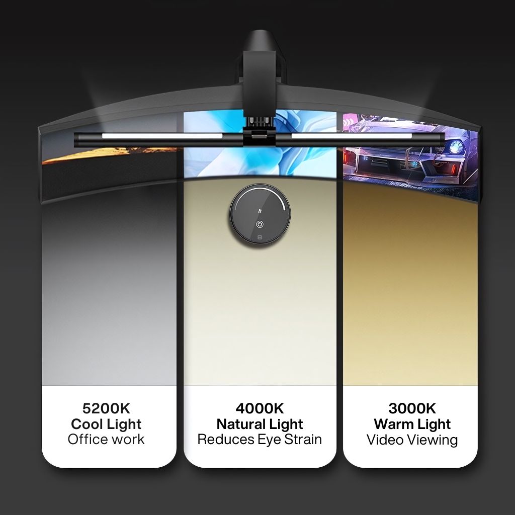 Monitor Light Bar - Anti-Glare, USB | Eye Comfort
