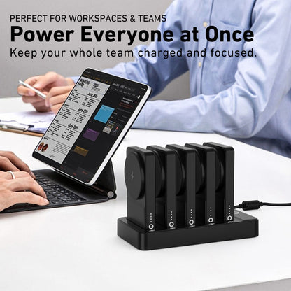 Magnetic Wireless Charging Hub - 10-in-1, Detachable | Organize
