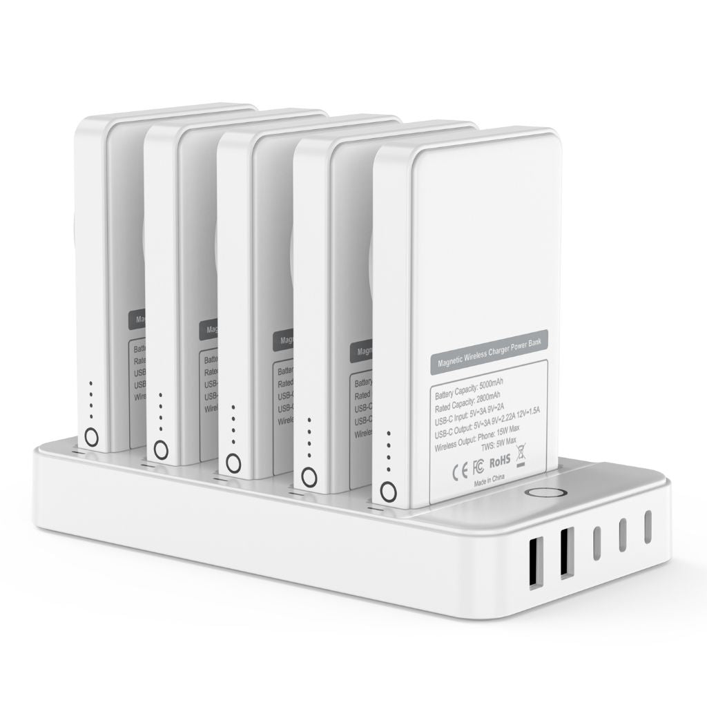 Magnetic Wireless Charging Hub - 10-in-1, Detachable | Organize