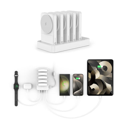 Magnetic Wireless Charging Hub - 10-in-1, Detachable | Organize