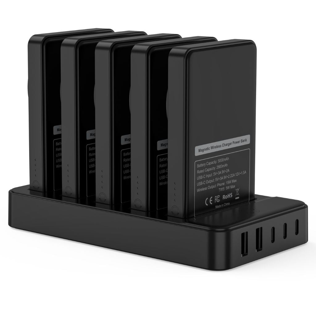 Magnetic Wireless Charging Hub - 10-in-1, Detachable | Organize