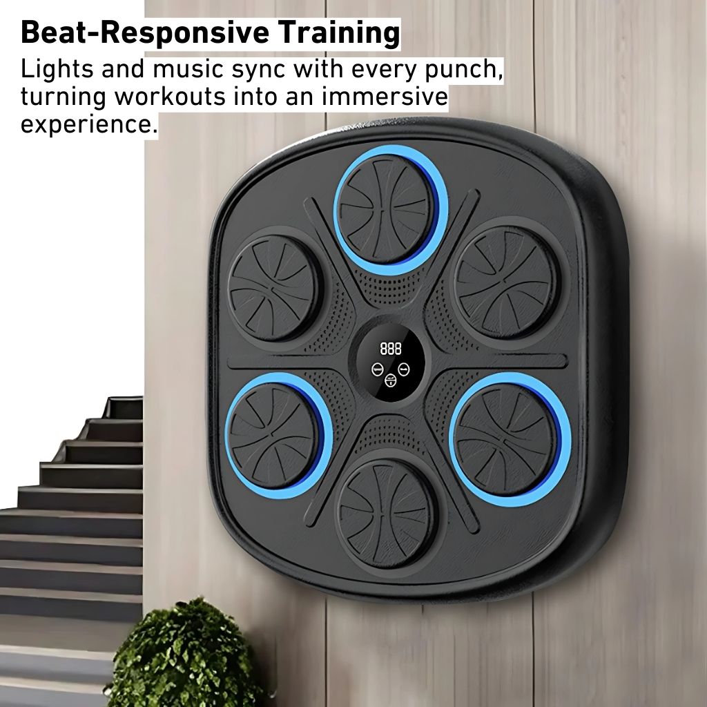 Smart Boxing Trainer - Rhythm Based, Bluetooth | Home Fitness