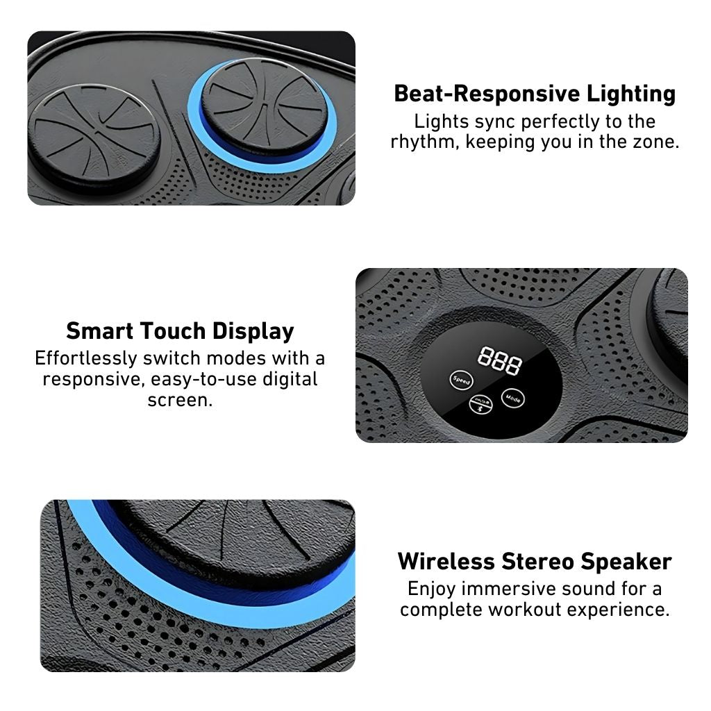 Smart Boxing Trainer - Rhythm Based, Bluetooth | Home Fitness