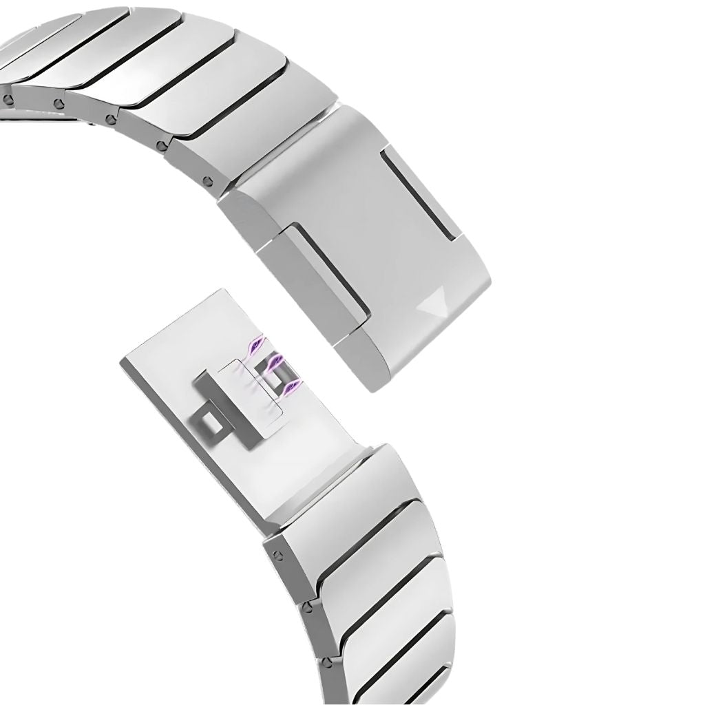 Galaxy Watch Strap - Silver Stainless Steel | Premium Style