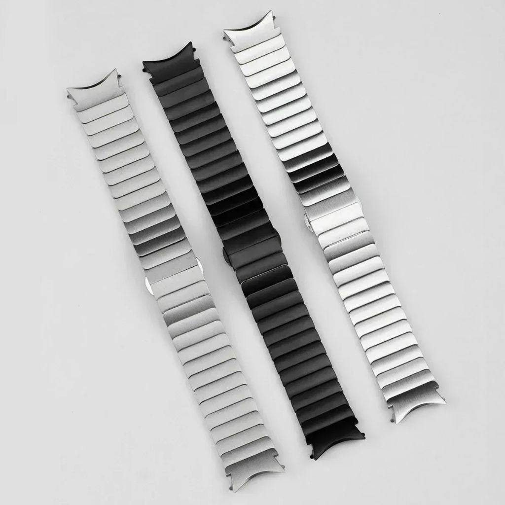 Galaxy Watch Strap - Silver Stainless Steel | Premium Style