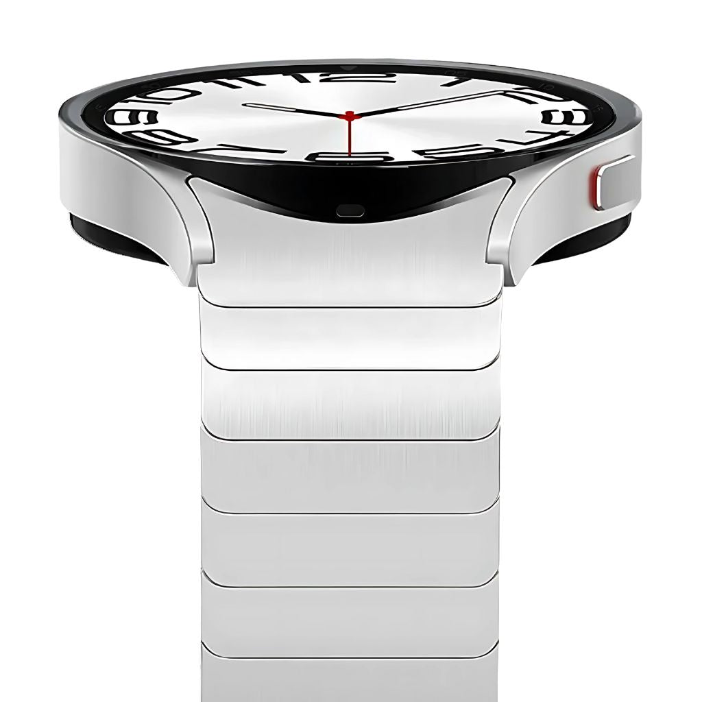 Galaxy Watch Strap - Silver Stainless Steel | Premium Style