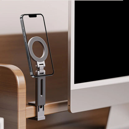Magnetic Phone Mount - Tripod, Silver | Secure