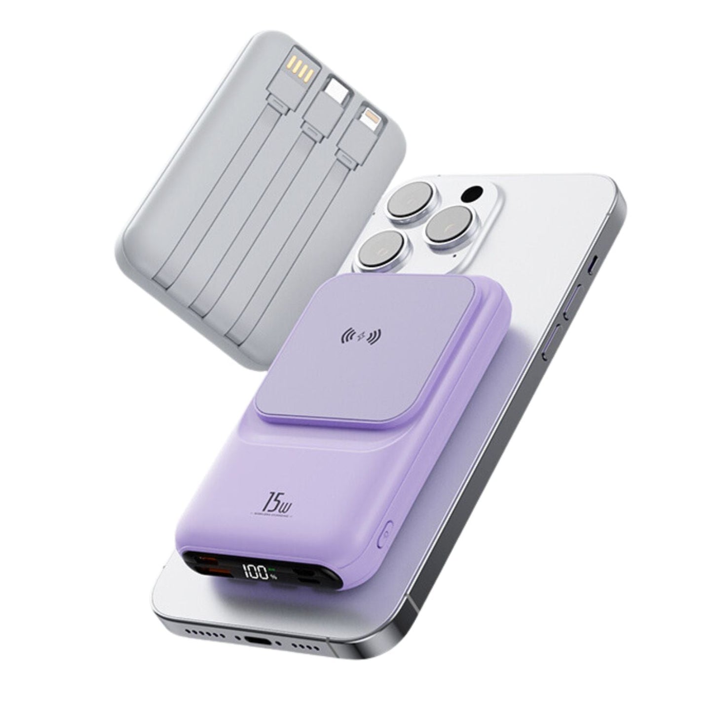 Magnetic Power Bank - Wireless iPhone Charger | Fast Charging