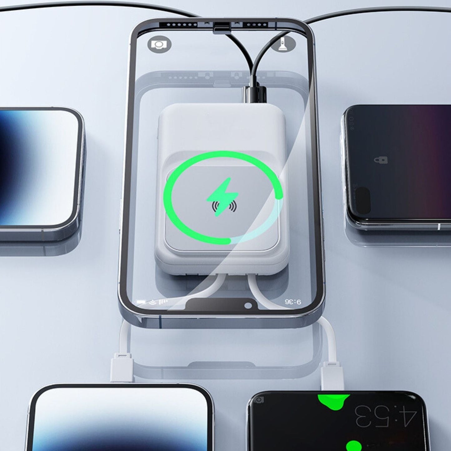 Magnetic Power Bank - Wireless iPhone Charger | Fast Charging