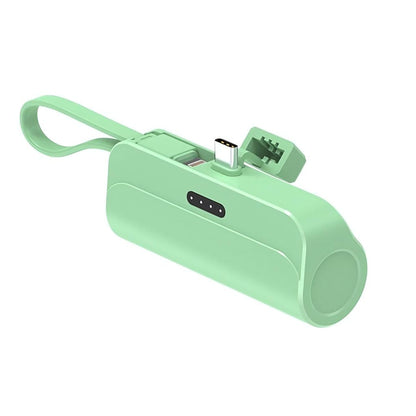 Mini Power Bank - Compact, USB-C | Portable Style