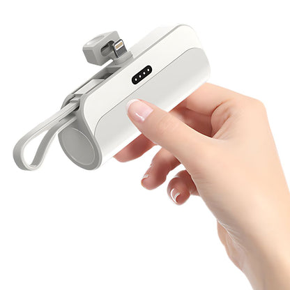 Mini Power Bank - Compact, USB-C | Portable Style