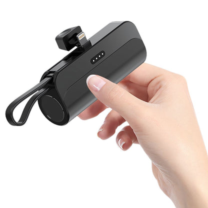 Mini Power Bank - Compact, USB-C | Portable Style