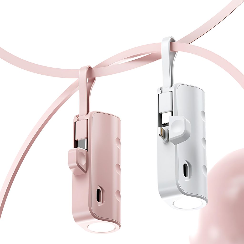 Mini Power Bank - Compact, USB-C | Portable Style