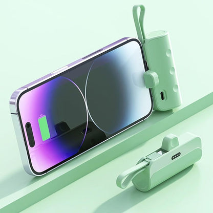Mini Power Bank - Compact, USB-C | Portable Style