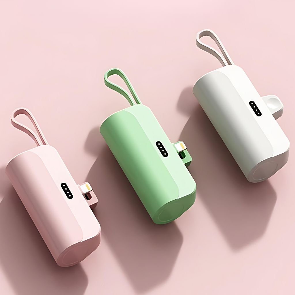 Mini Power Bank - Compact, USB-C | Portable Style