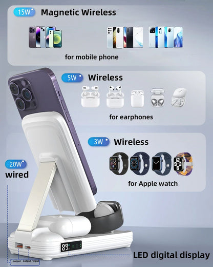 Apple Power Bank - 3-in-1 Wireless | Fast Charging