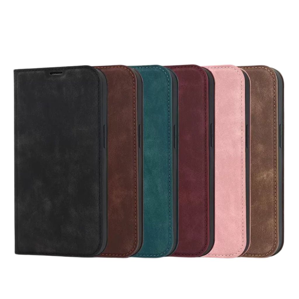 iPhone 16 Pro Max Leather Wallet Case - MagSafe RFID | Secure