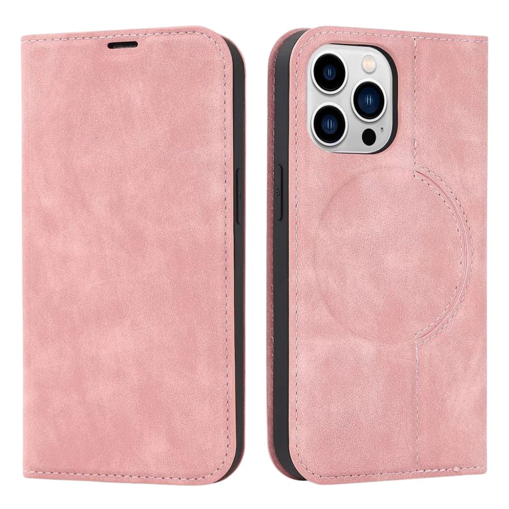 iPhone 16 Pro Max Leather Wallet Case - MagSafe RFID | Secure
