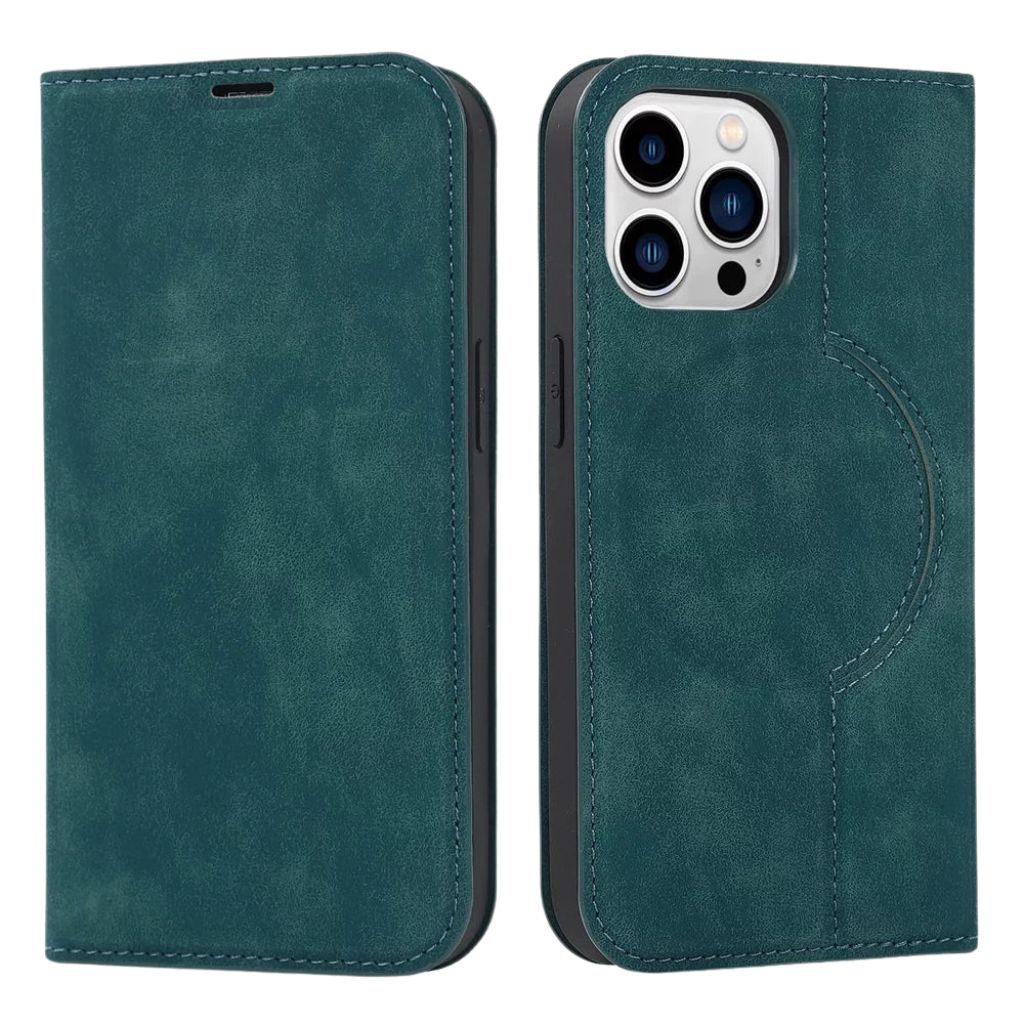 iPhone 16 Pro Max Leather Wallet Case - MagSafe RFID | Secure