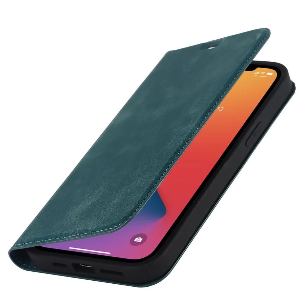 iPhone 16 Pro Max Leather Wallet Case - MagSafe RFID | Secure