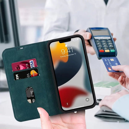 iPhone 16 Pro Max Leather Wallet Case - MagSafe RFID | Secure