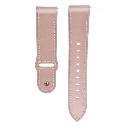 Men's Leather Watch Strap - Brown, Adjustable | Elegant