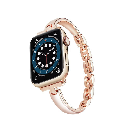Rose Gold Apple Watch Band - Stainless Steel | Elegant