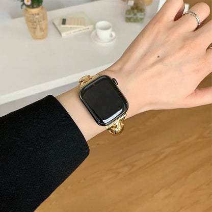 Rose Gold Apple Watch Band - Stainless Steel | Elegant