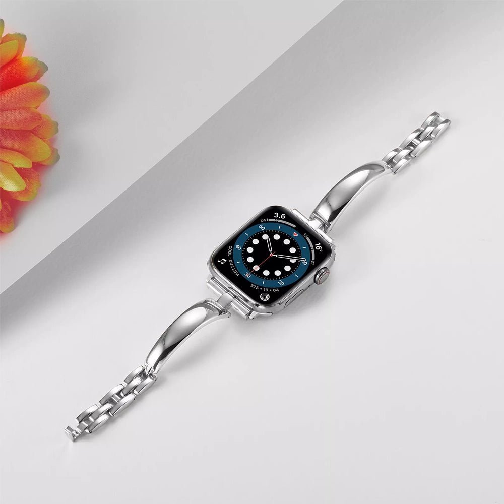 Rose Gold Apple Watch Band - Stainless Steel | Elegant