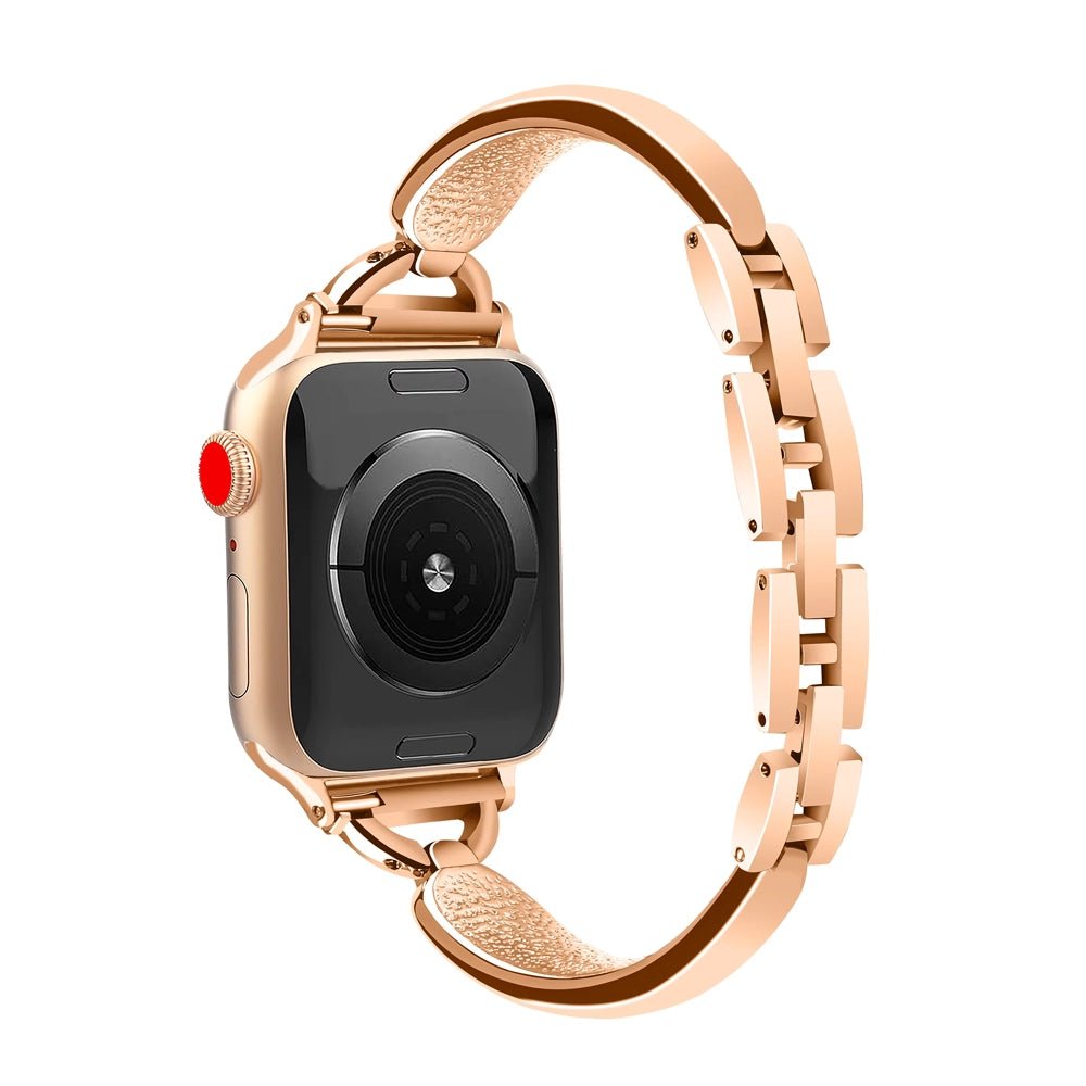 Rose Gold Apple Watch Band - Stainless Steel | Elegant