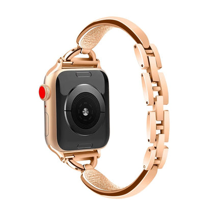 Rose Gold Apple Watch Band - Stainless Steel | Elegant