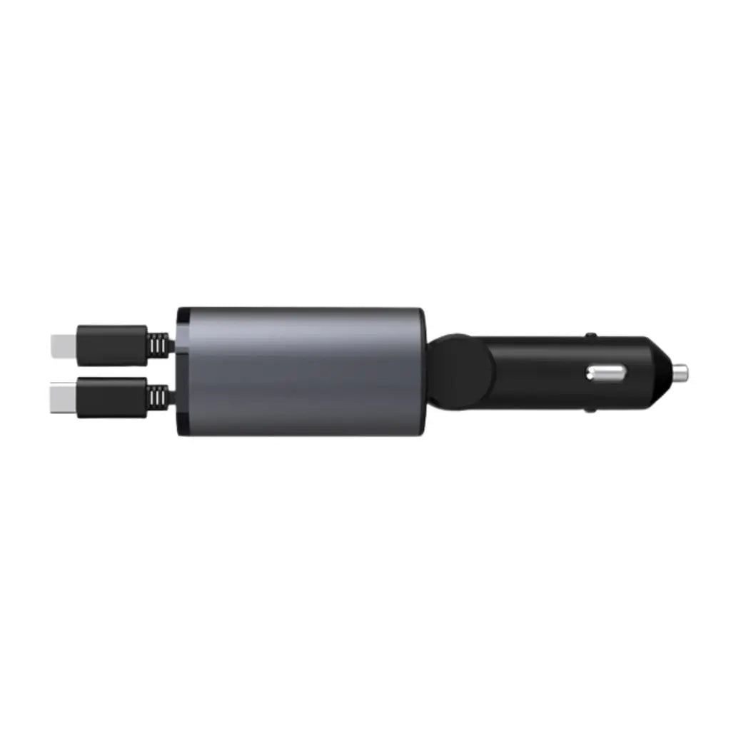 Retractable Car Charger - 4-in-1 Fast Charge | Tangle-Free
