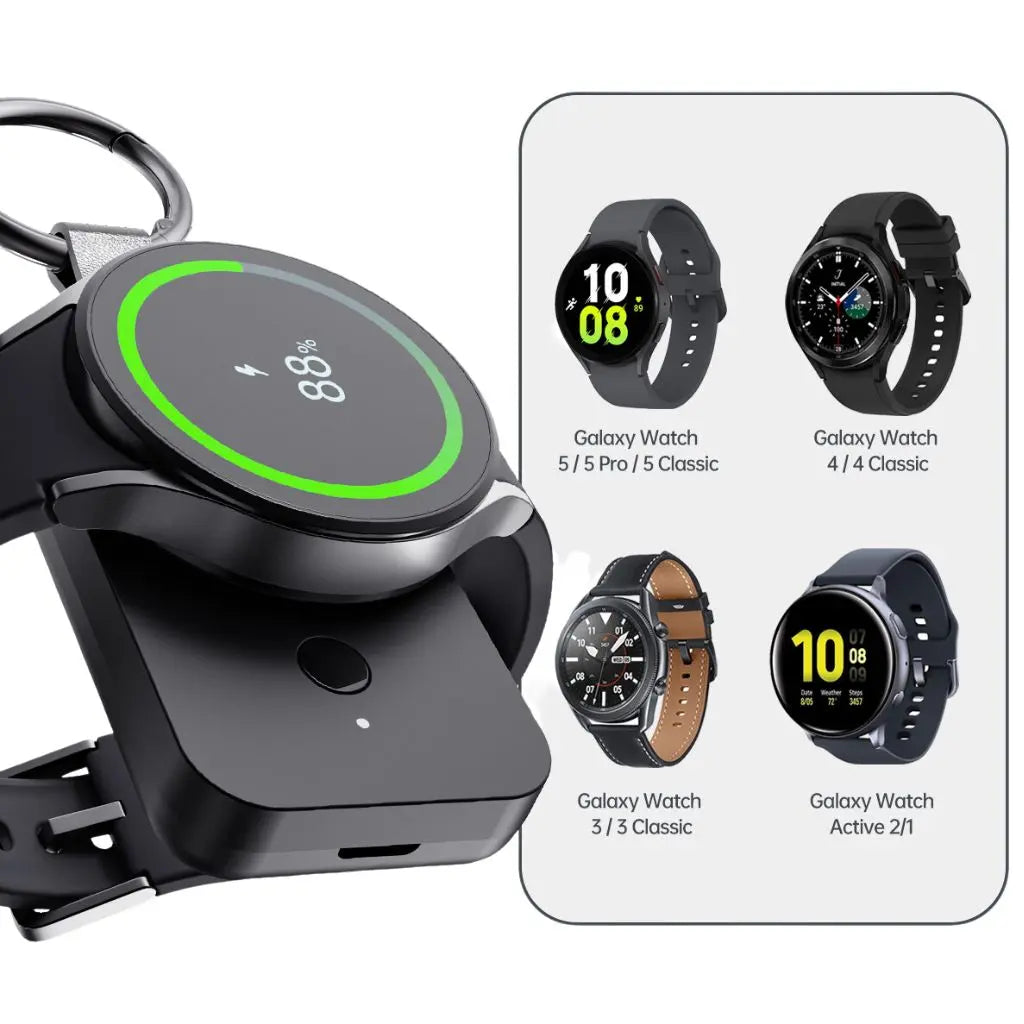 Samsung Watch Charger - Keychain Power Bank | Portable