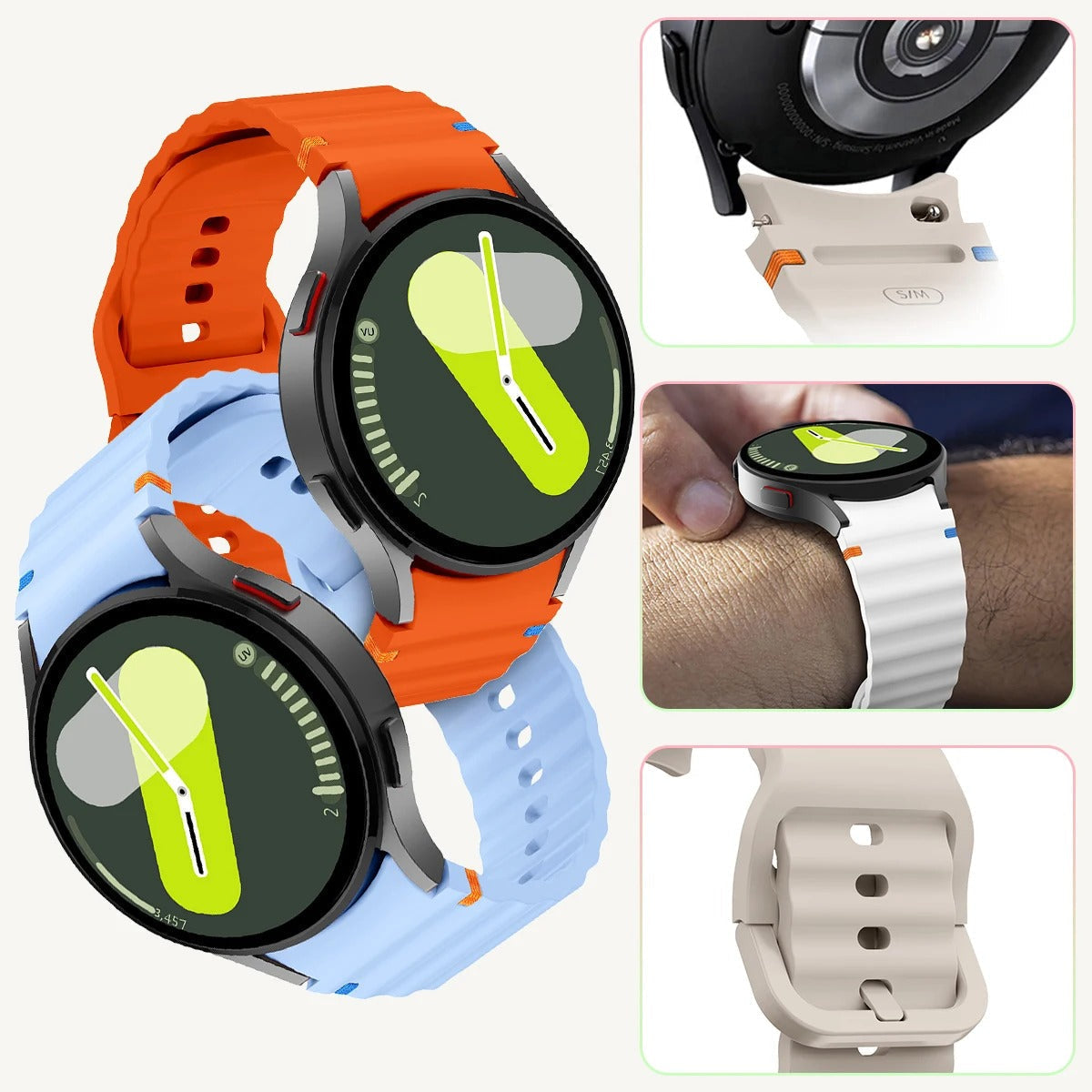 Samsung Galaxy Watch Silicone Strap - Soft, Sport | Comfort