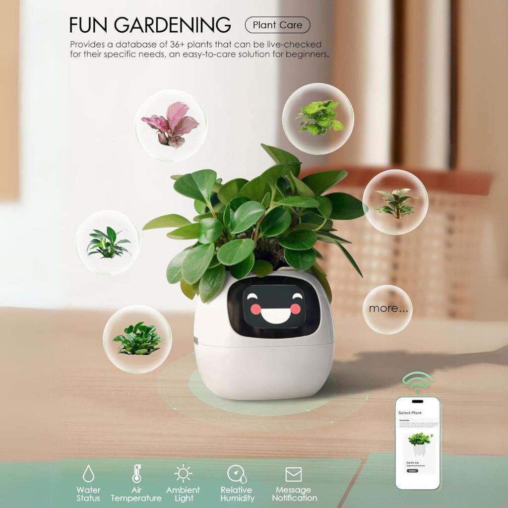 Smart Plant Pot - Automated, Waterproof | Serenity