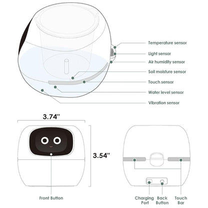 Smart Plant Pot - Automated, Waterproof | Serenity