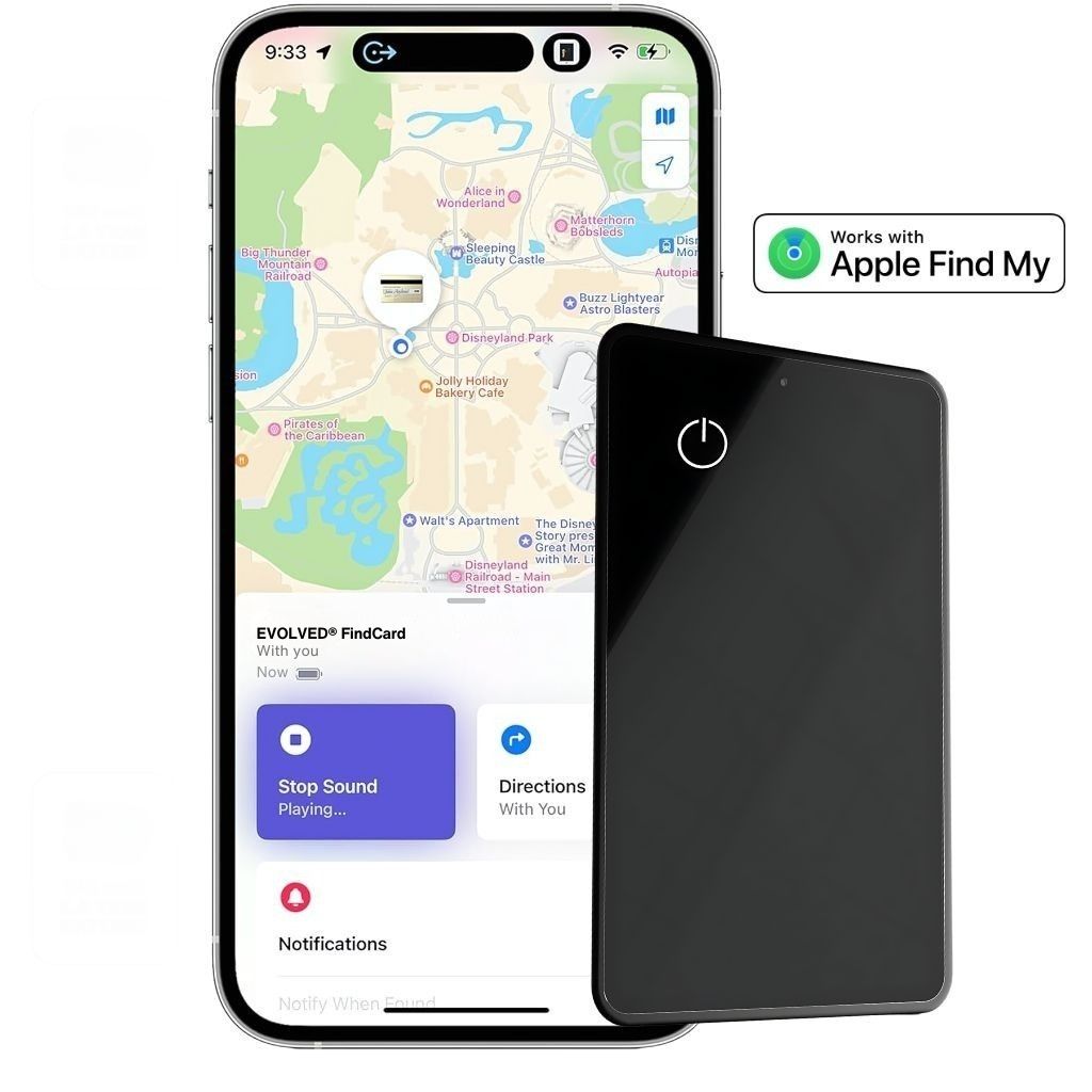 Wallet Tracker Card - Ultra-Thin, Find My | Peace of Mind