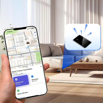 Wallet Tracker Card - Ultra-Thin, Find My | Peace of Mind