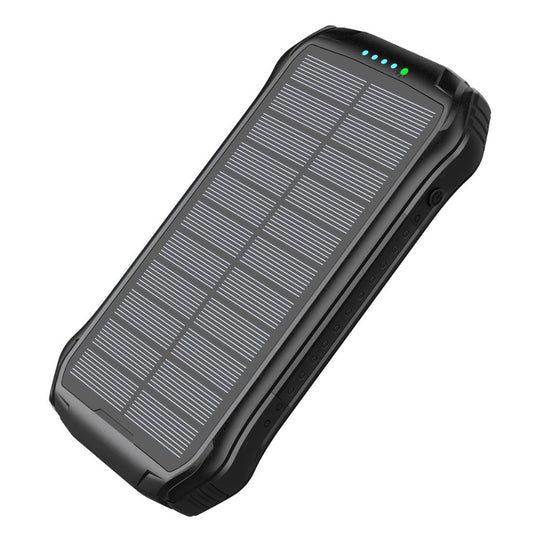 Solar Power Bank - 16000mAh, Waterproof | Reliable