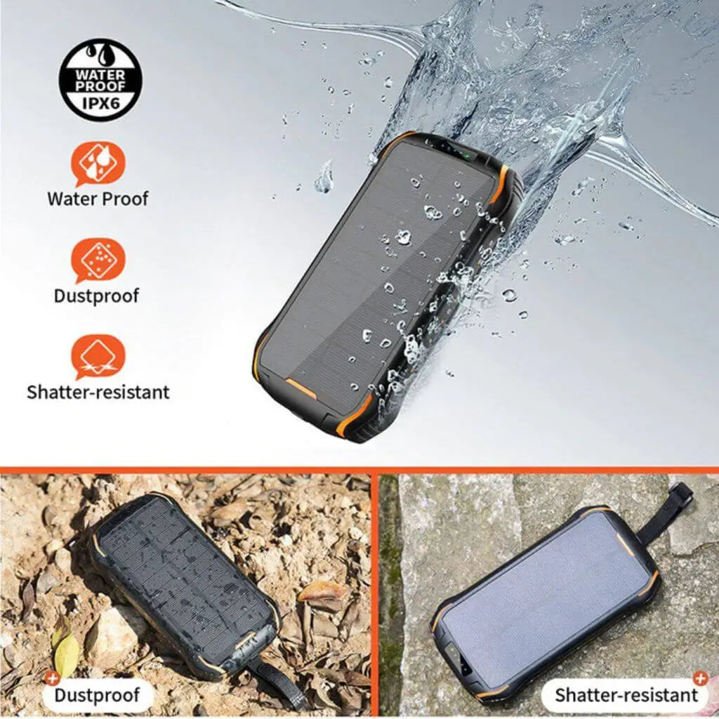 Solar Power Bank - 26800mAh, Fast Charging | Reliable Power