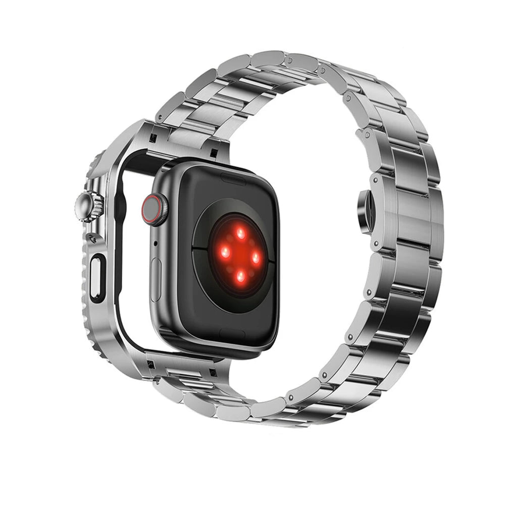 Apple Watch Stainless Steel Case - Durable, Sleek | Protection