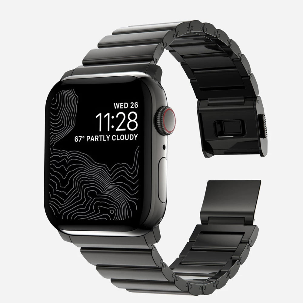 Apple Watch Titanium Band - Magnetic Clasp | Elegant
